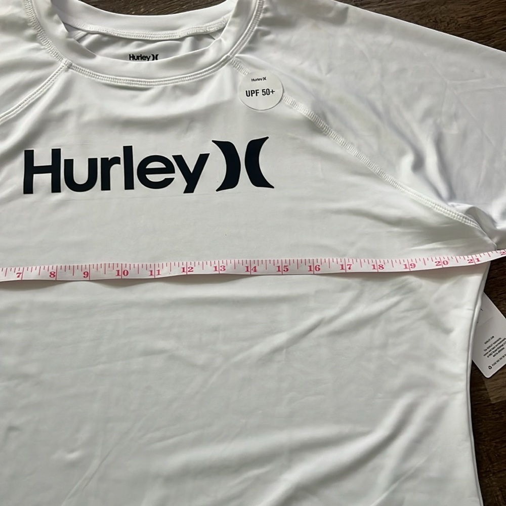 New HURLEY RASH GUARD Women's Shirt Size Xtra-Large  (UPF 50+) - Picture 9 of 9